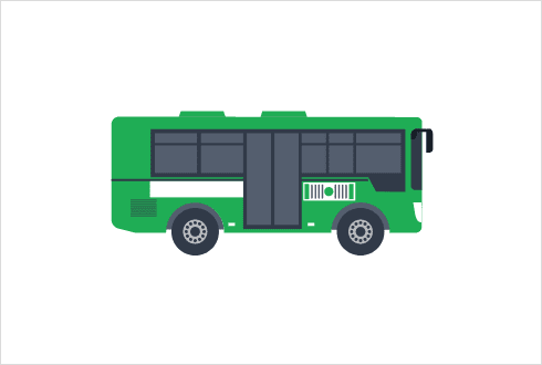 마을버스(작은 초록버스)